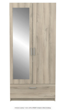 Armoire 2 portes 1 tiroir 