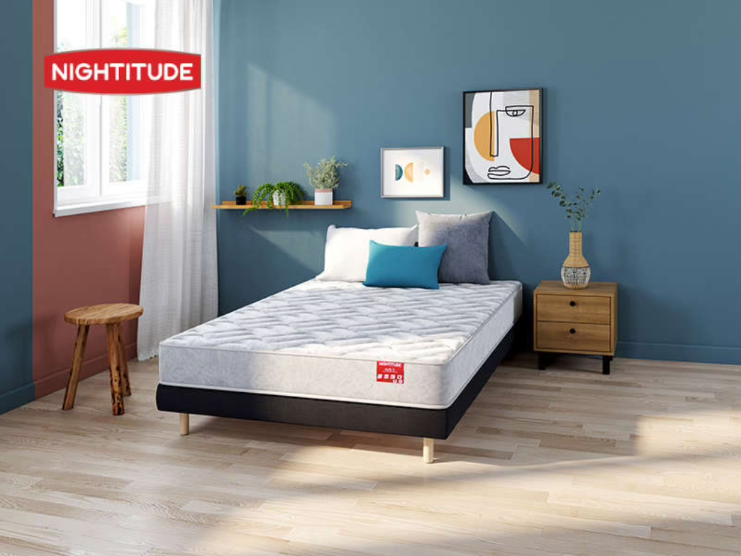 Matelas ressorts 140x190 cm NIGHTITUDE FUTE 2